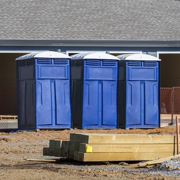 is there a specific order in which to place multiple porta potties in Troy